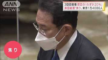3回目接種 想定の「わずか20%」岸田総理“焦り”東京1万4086人 緊急事態宣言は?