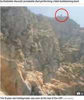 家族が撮影中、30mの崖からジャンプした男性観光客が死亡(スペイン)＜動画あり＞