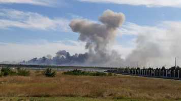 クリミアの露空軍基地で爆発、米国がATACMSをウクライナに供与の可能性
