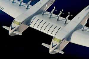 双頭の巨人機は生まれるか？ エンジン10発の巨大飛行艇が選考を通過 米国防総省
