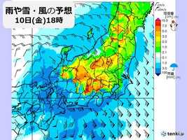 あす10日 東京23区でも積雪 交通機関に影響も 雪への備え 注意点は