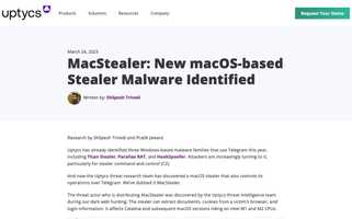 macOSを狙う新たな情報窃取型マルウェア「MacStealer」に注意