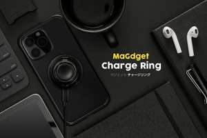 MagSafe充電器とスマホリングが合体！ 両方スマートに使える「MaGdget Charge Ring」